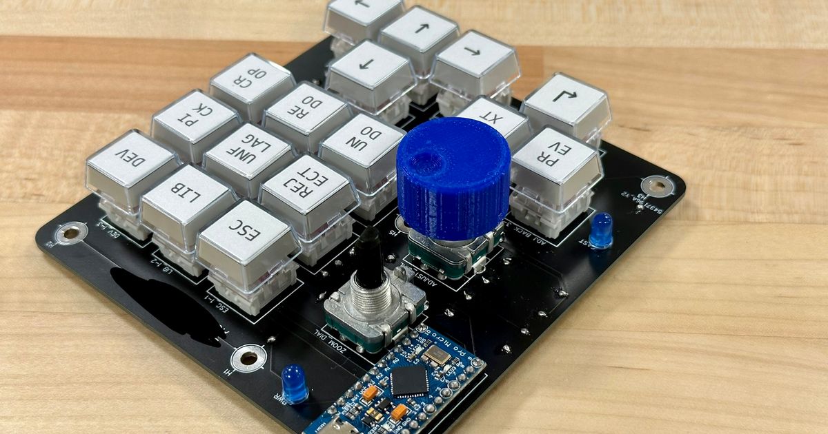 Parametric Rotary Encoder Knob by aiannazzone | Download free STL model ...