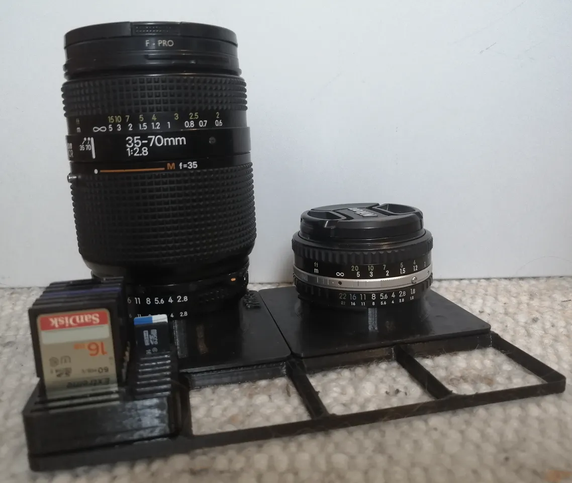 Gridfinity Nikon F Lens Stand by kompetenzbolzen | Download free STL model  | Printables.com