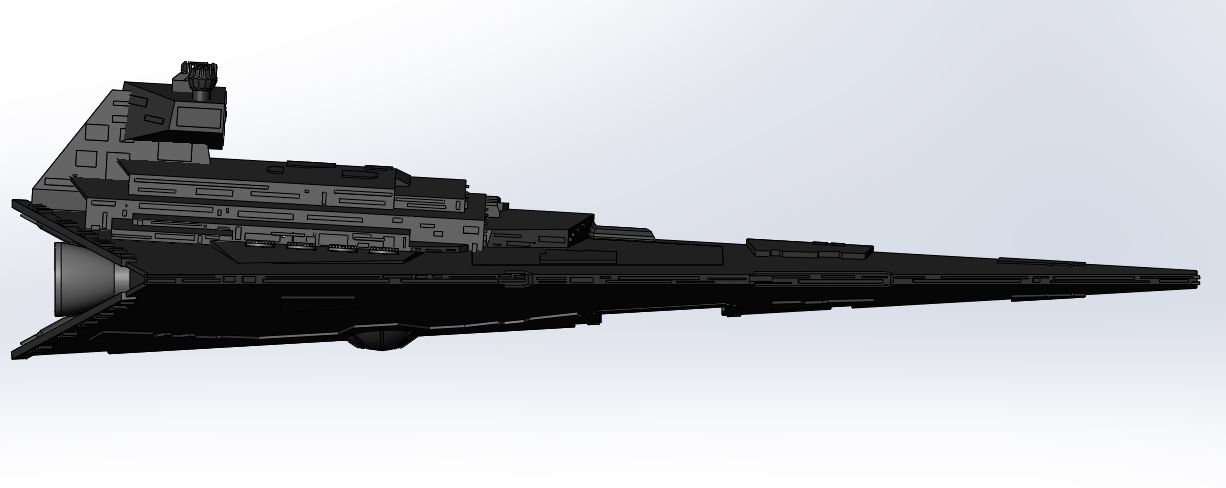 Imperial Star Destroyer Anakin Solo by Bene | Download free STL model ...