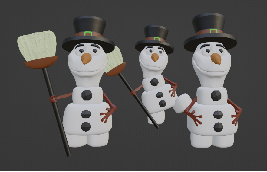 Snowman inspired by frozen OLAF