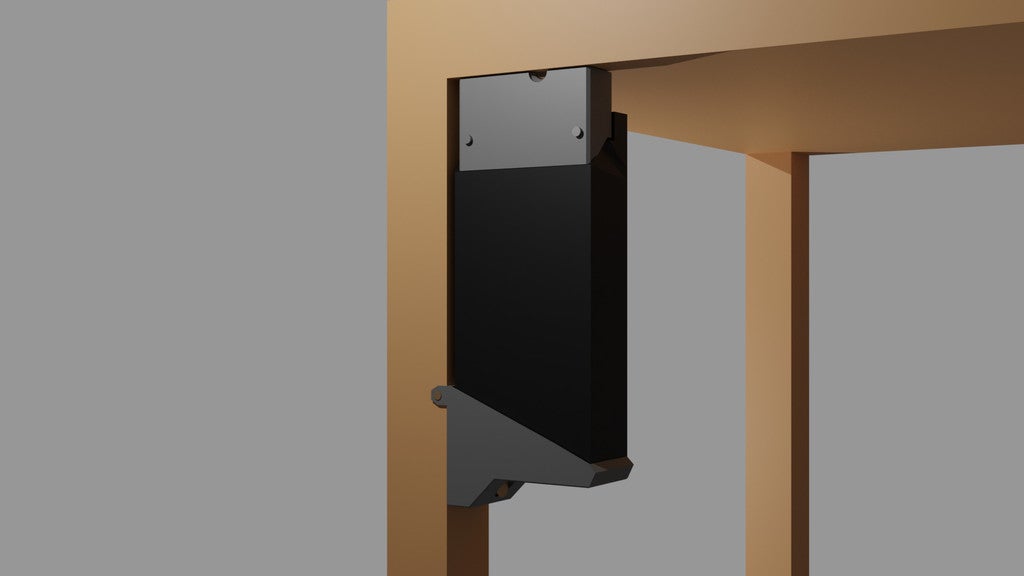 Prusa Enclosure PSU holder (v1 Black PSU holder)
