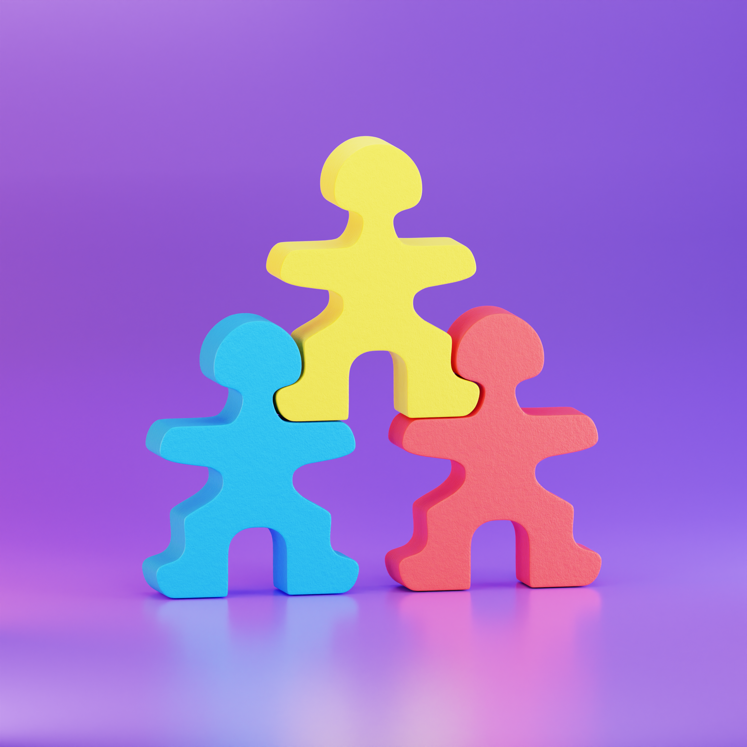 PUZZLE STACKABLE LITTLE MEN/ HOMBRECITOS APILABLES
