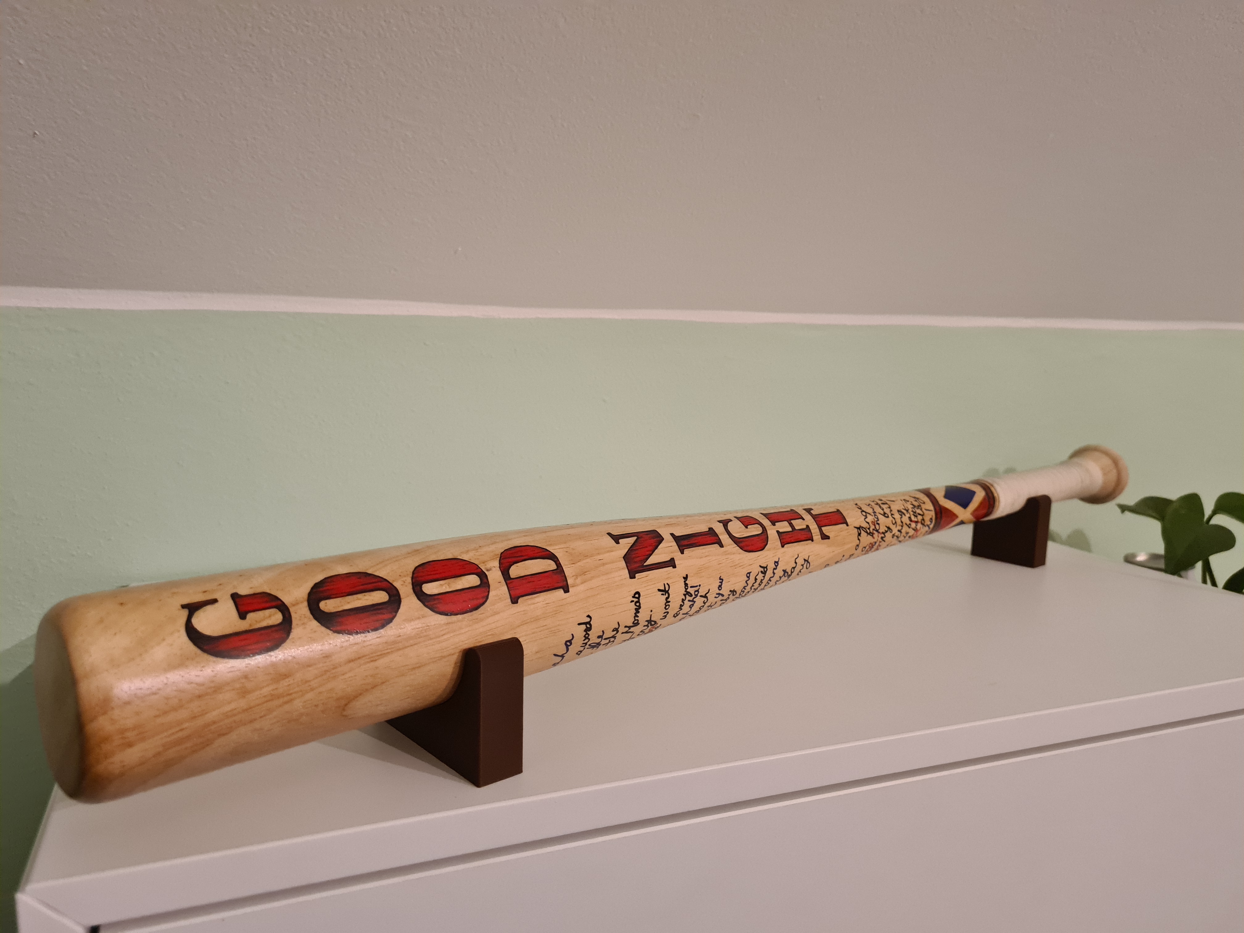 Baseball bat stand