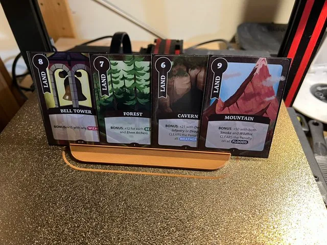 Tabletop card holder - solo