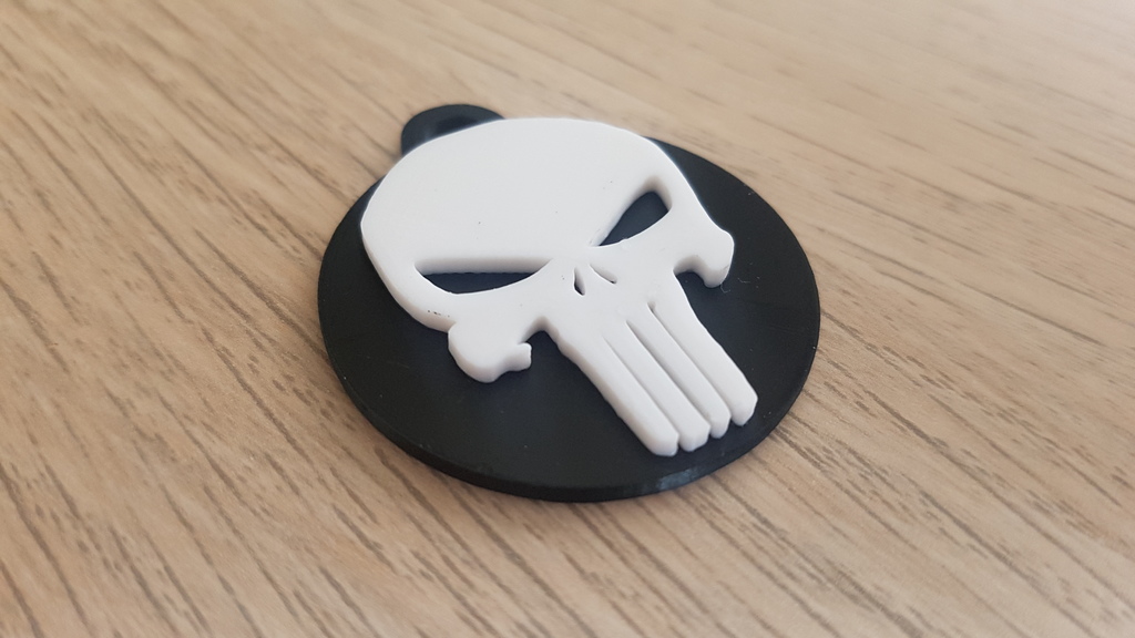 The Punisher Keyfob
