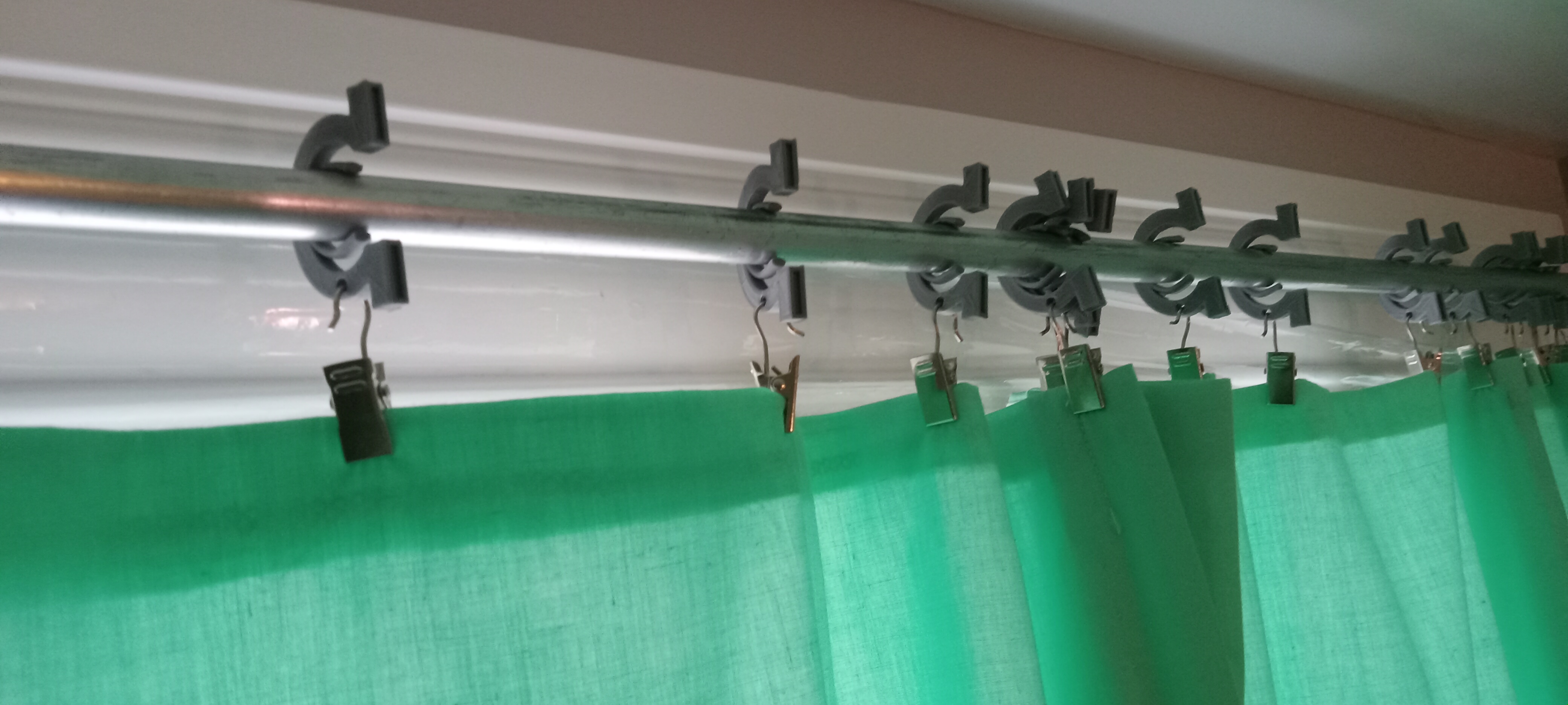 Rectangular Curtain Rod Hook by cSandra Download free STL model