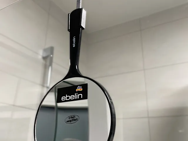 Halterung Handspiegel dm ebelin für Dusche (Rasierspiegel)