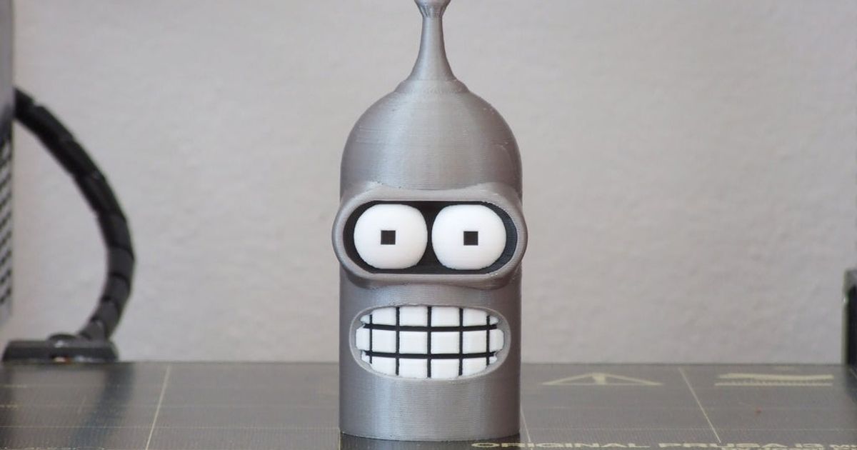 Bender Bust (multimaterial) by Cipis | Download free STL model ...