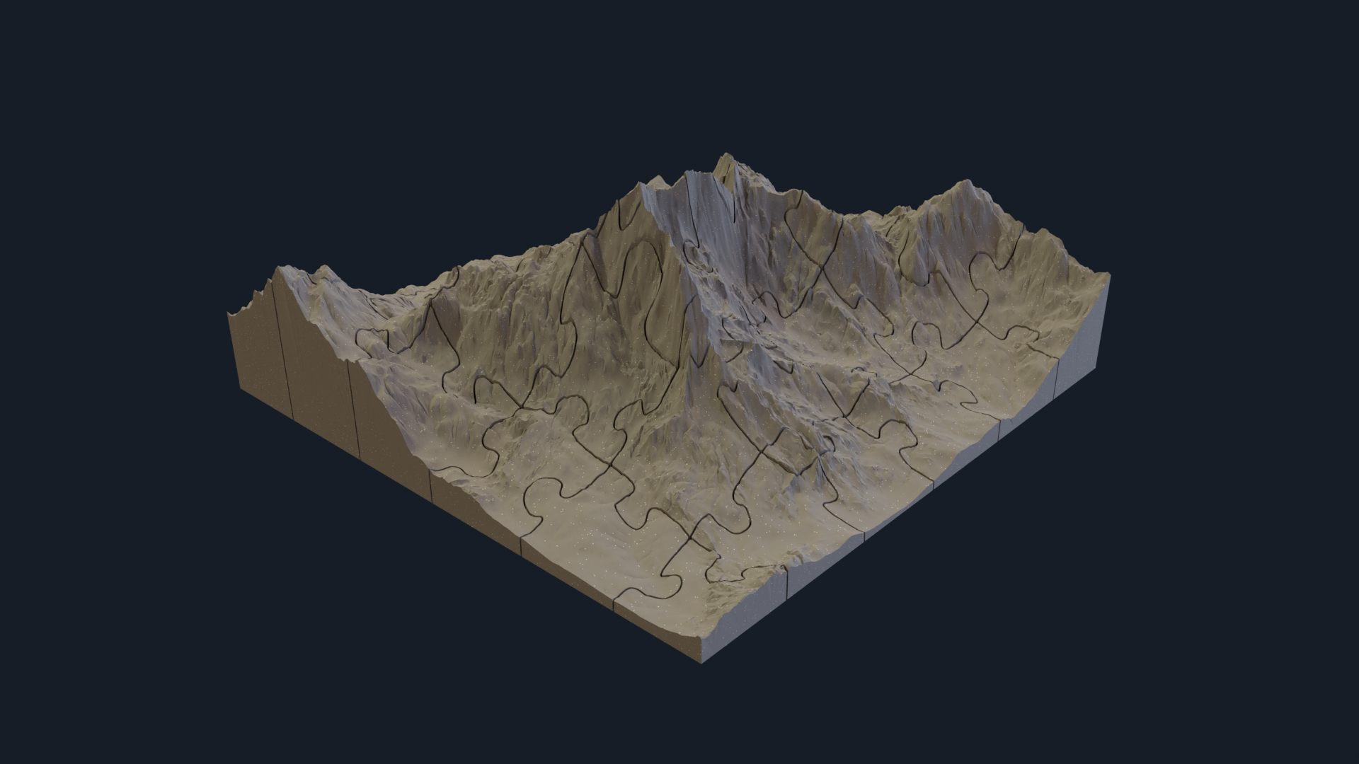 Mountain 3D puzzle