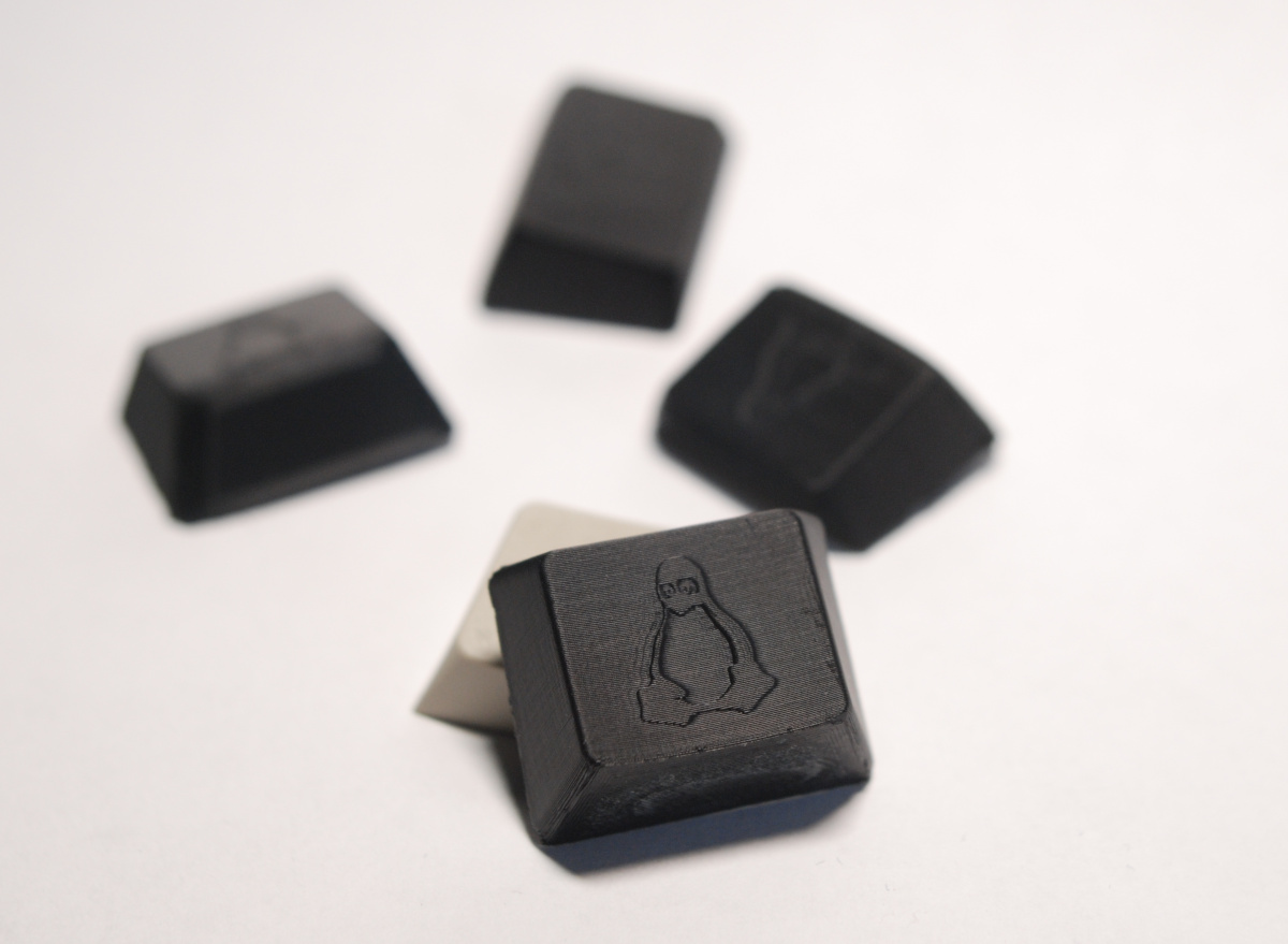 Tux Linux Keycap