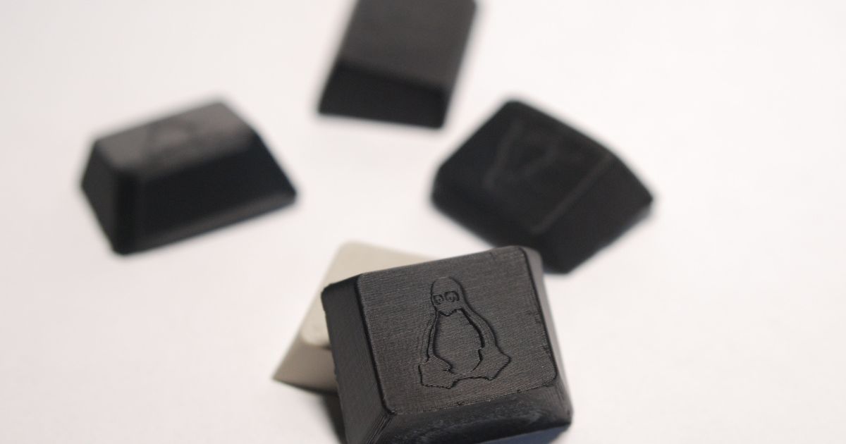 Tux Linux Keycap by Joho | Download free STL model | Printables.com