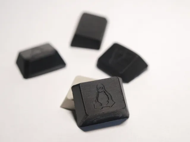 Tux Linux Keycap