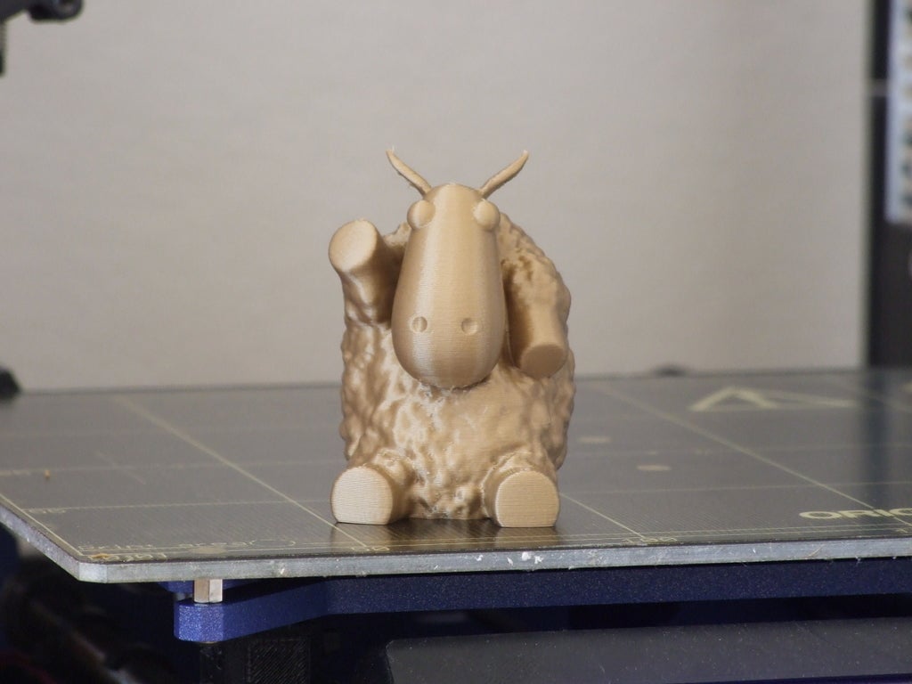 Fluffy sheep (single & multi-material) — miniatura 2