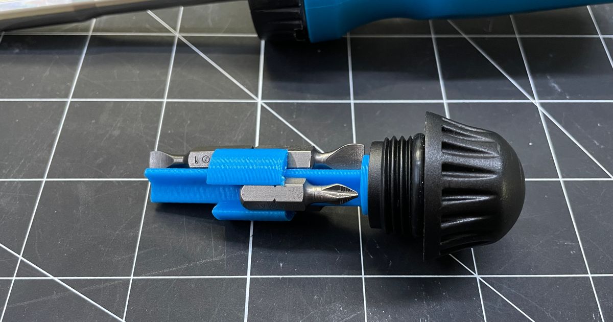 Free STL file Screw holder for drill 🧑‍🔧・Object to download and