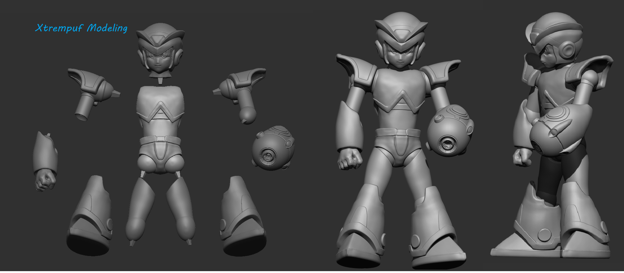 Megaman X by Xtrempuf Modeling | Download free STL model | Printables.com