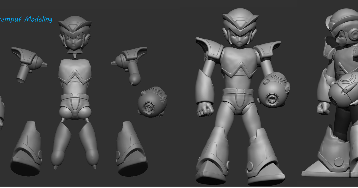 Megaman X by Xtrempuf Modeling | Download free STL model | Printables.com