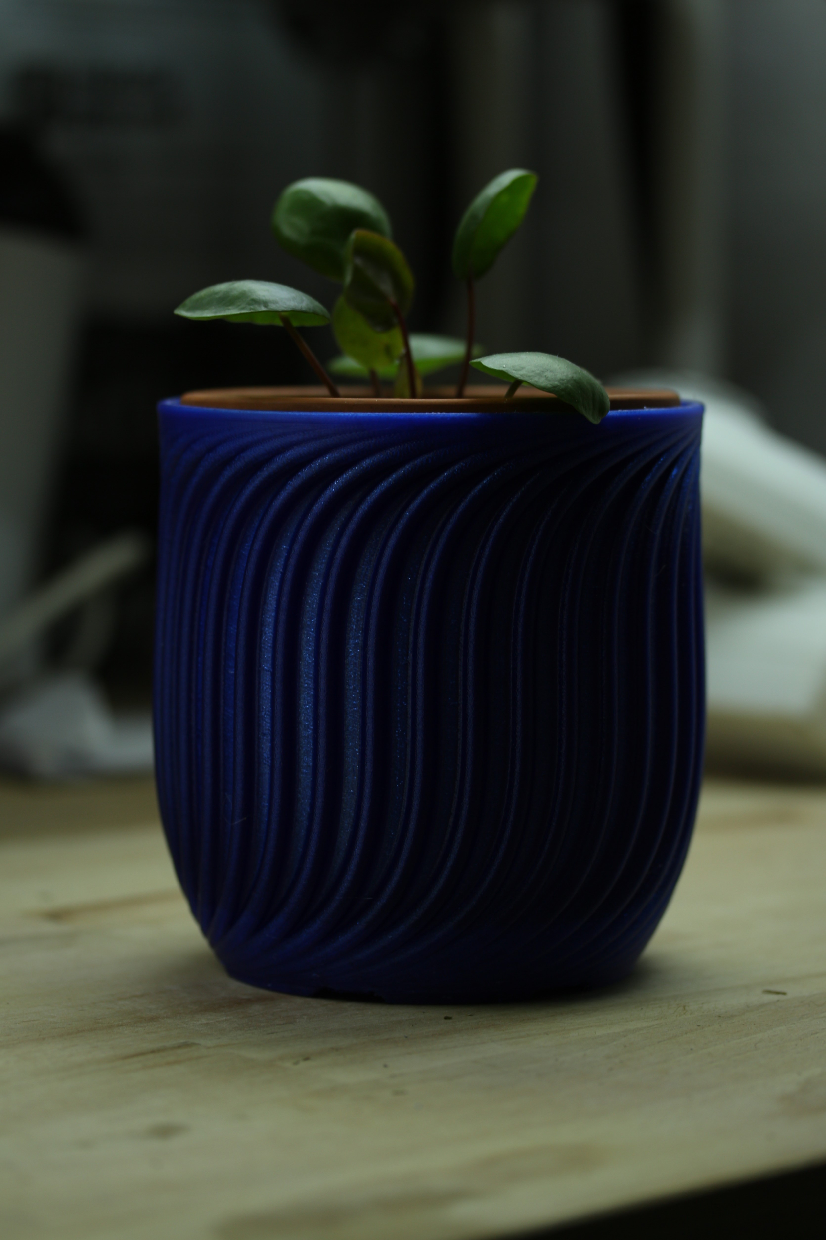 "Freeflowing Floating Flowerpot" Planter