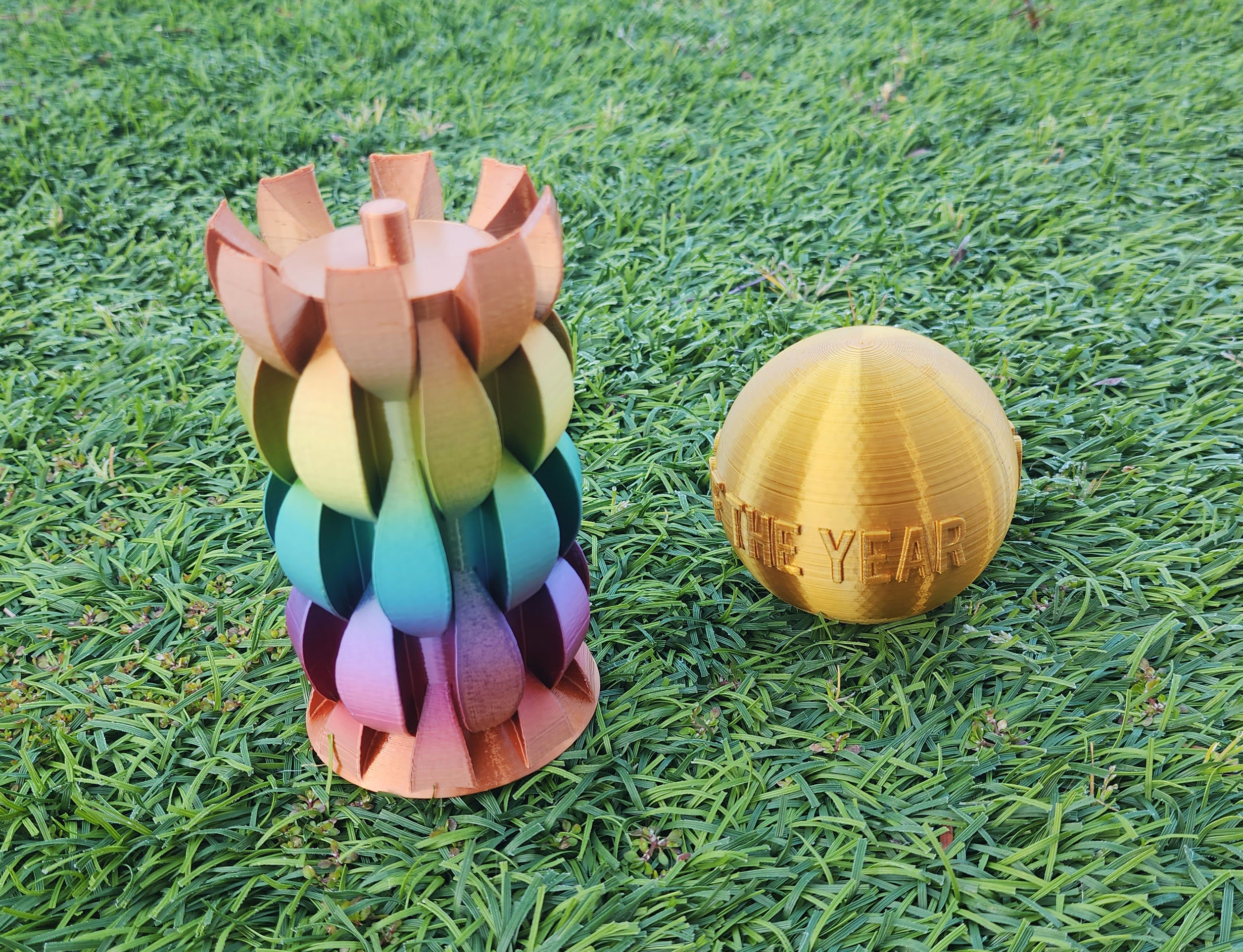 Miniatura 6 do modelo 3D Elegant Trophy 2-Piece Customizable