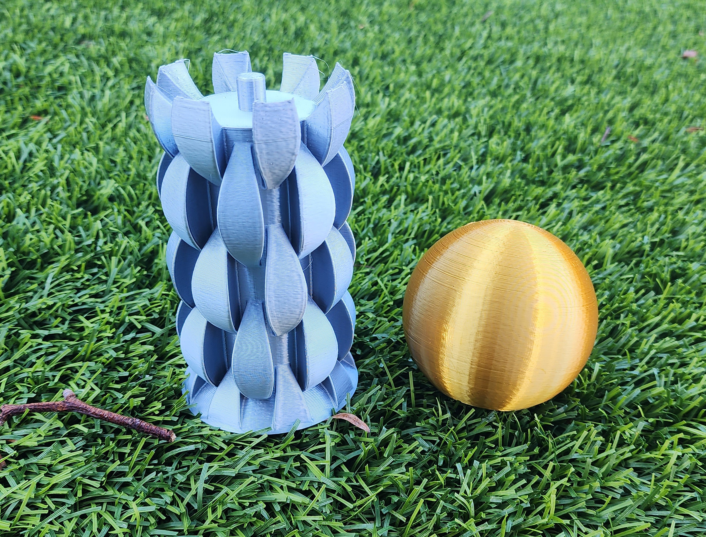 Miniatura 9 do modelo 3D Elegant Trophy 2-Piece Customizable