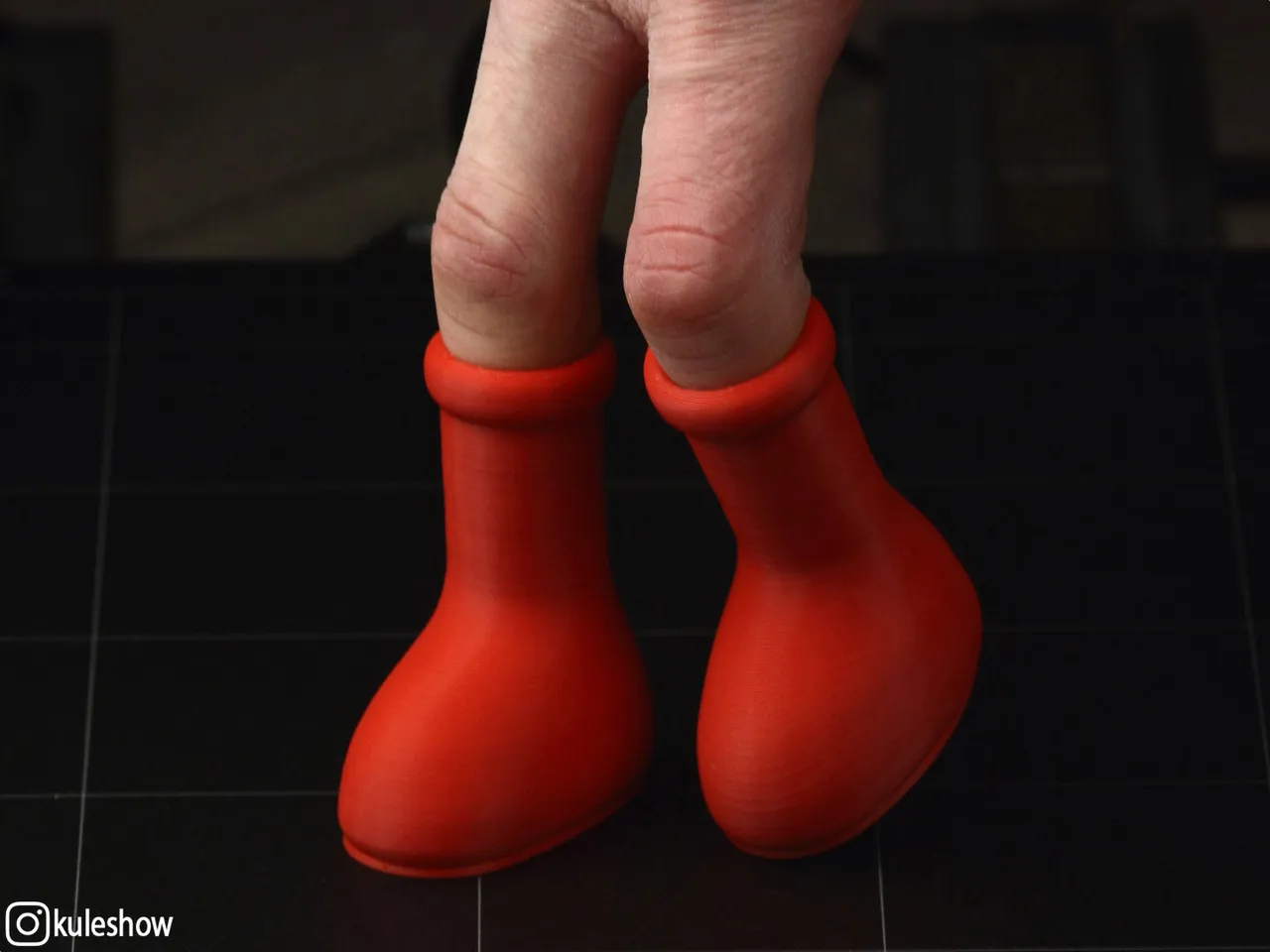 Mini Big Red Boots by bigovereasy