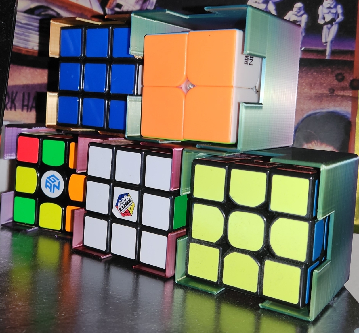 Rubik's Cube Display/Holder by psybertech Download free STL model