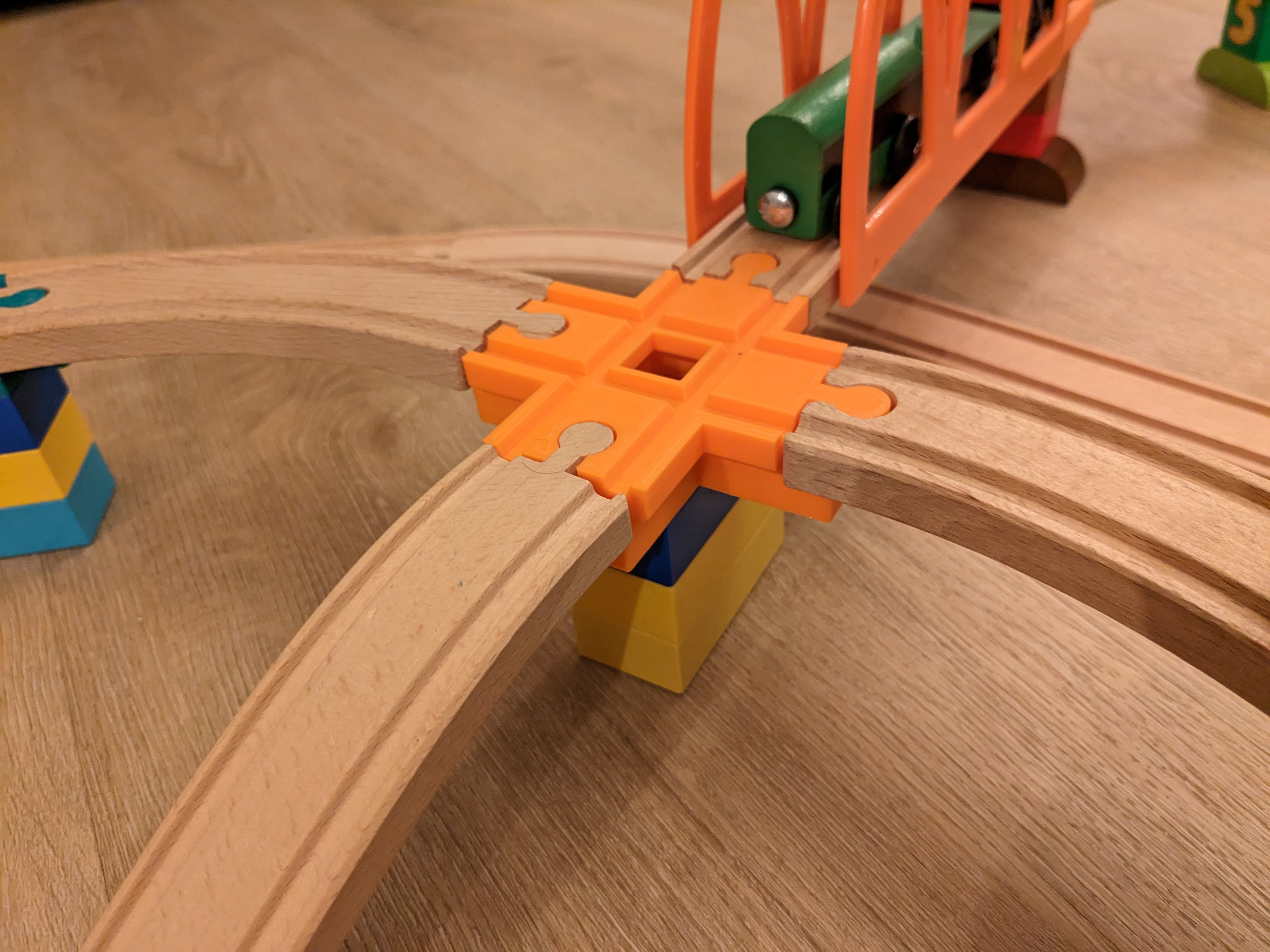 Brio/IKEA-Duplo connector - crossing, various types