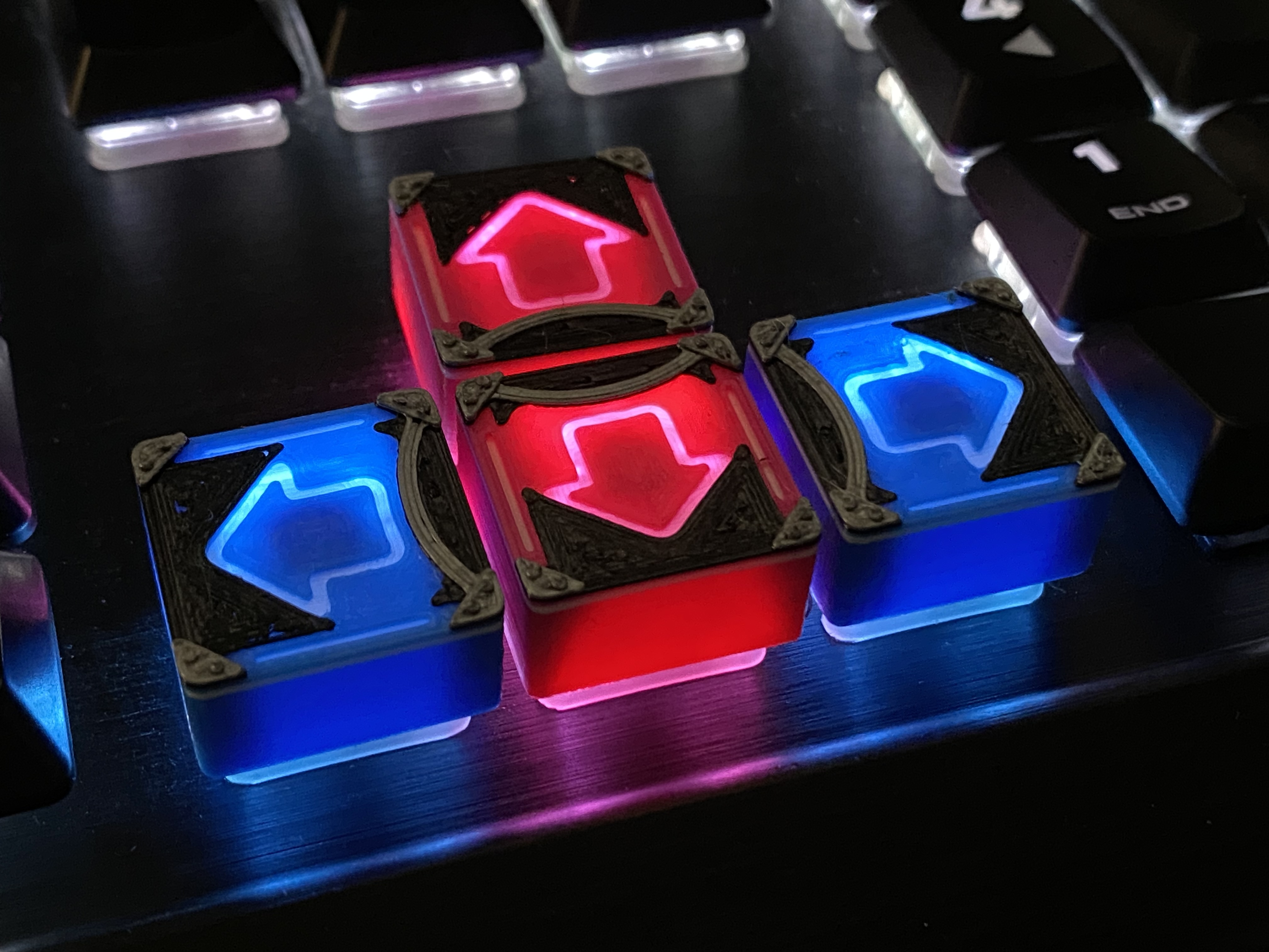 Dance Dance Revolution Keycaps (Cherry MX)