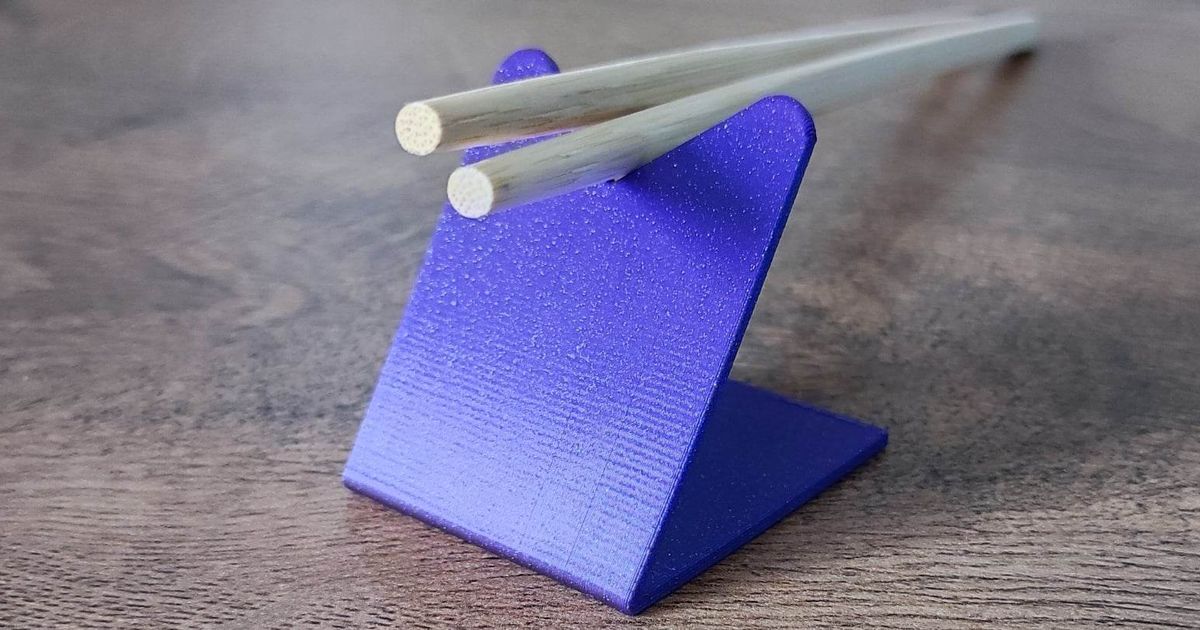 Stockable chopstick holders by Iks Ypsilon Download free STL model