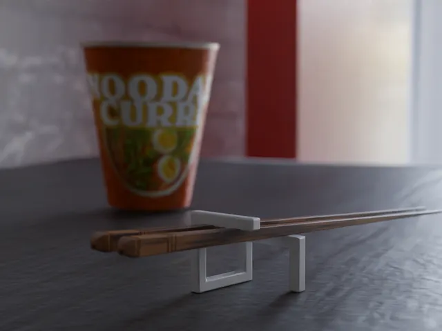 Impossible chopstick holder