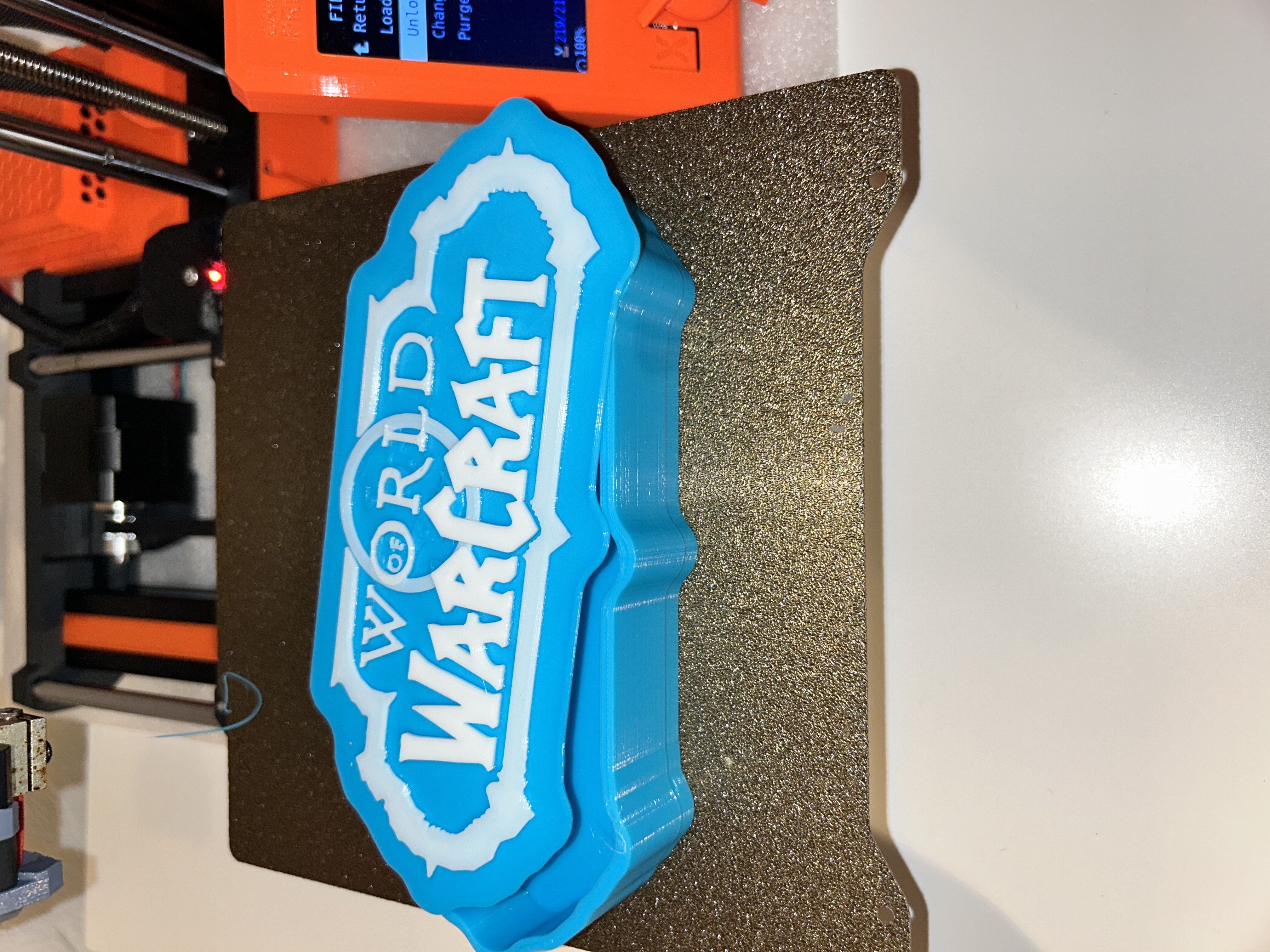 World of Warcraft Logo LED Lamp