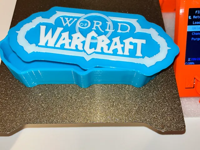 World of Warcraft Logo LED Lamp