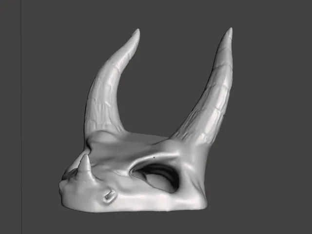 Dragon Skull Draconic Chopstick Holder