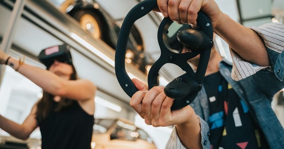 Oculus Quest Steering Wheel by Brainz Immersive Download free STL