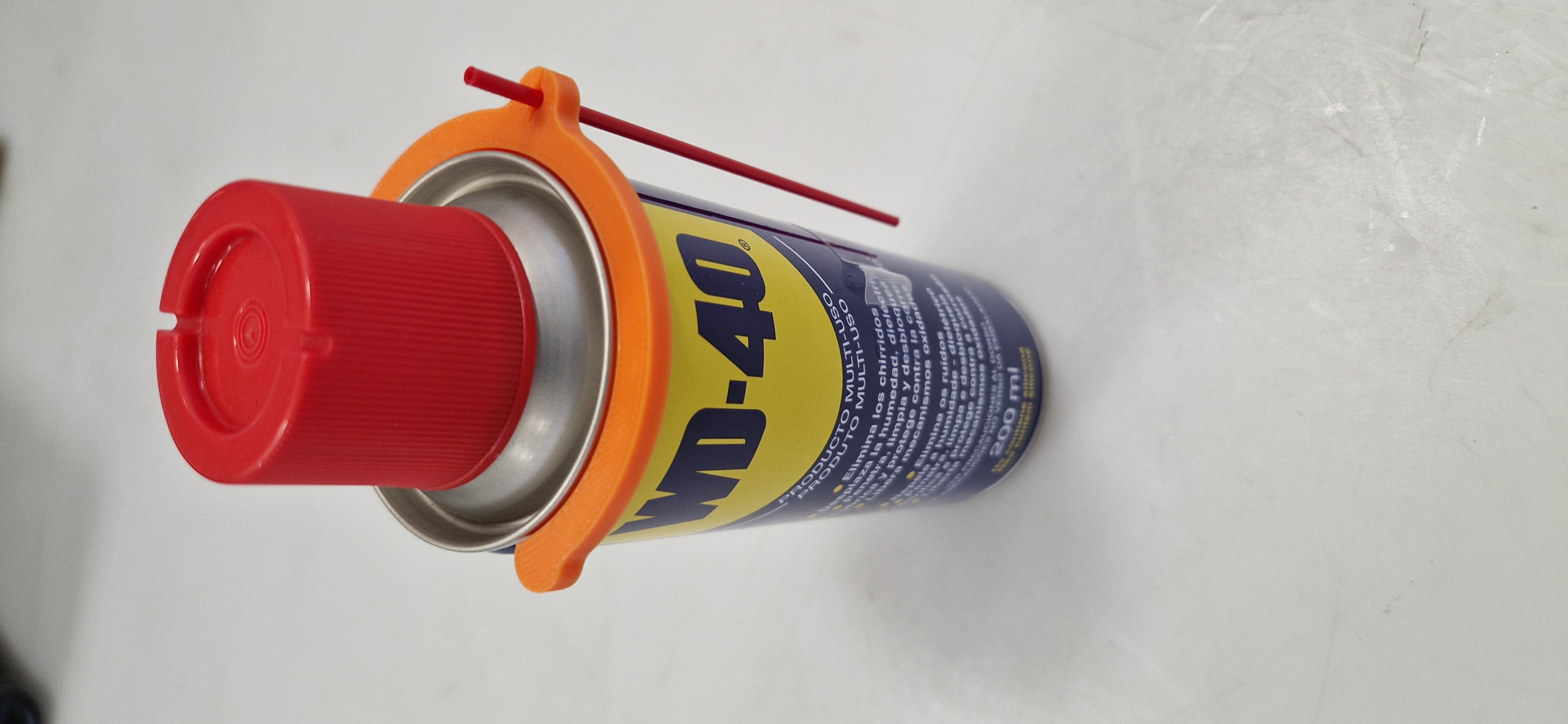 WD40 straw holder 200ml can by MotoHotSauce Download free STL model