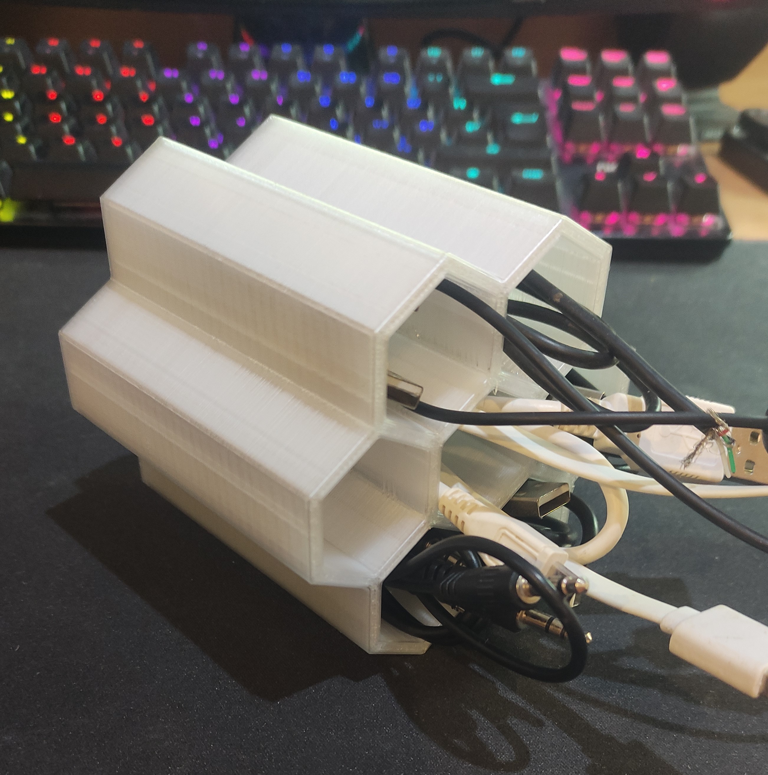 Desk Cable Organizer by Prusa.printer Download free STL
