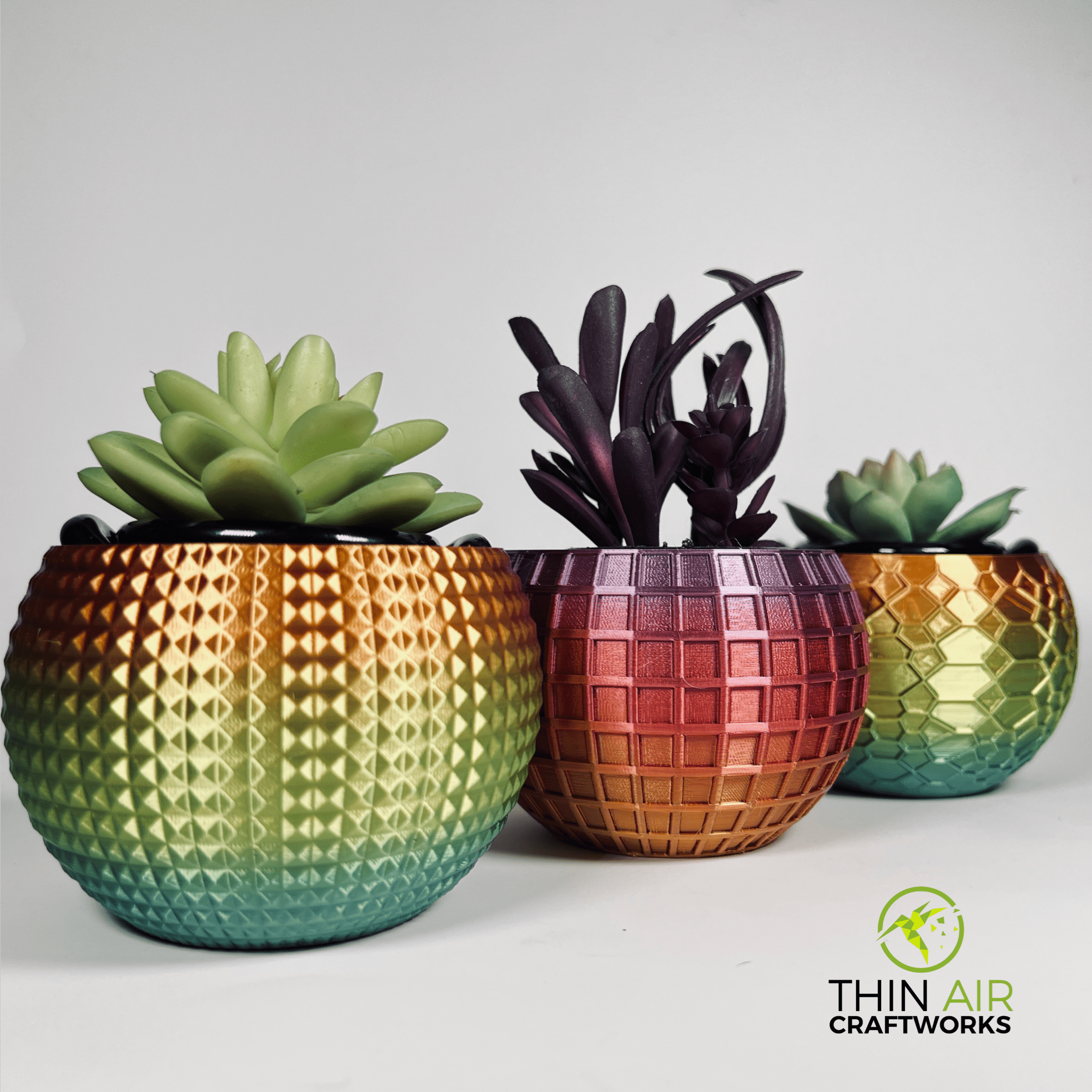 Textured Planter Series