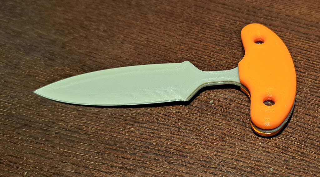 Miniatura 3 do modelo 3D Push dagger knife