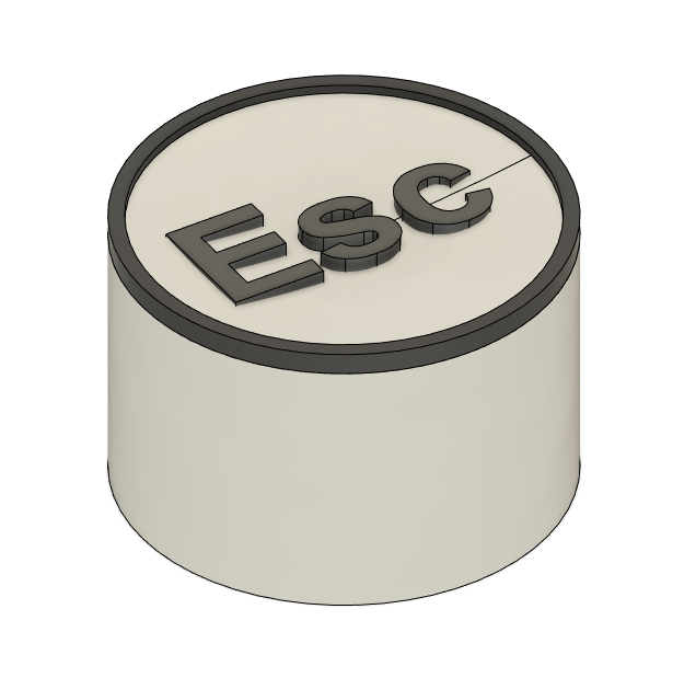 Round Writer's like Keycap