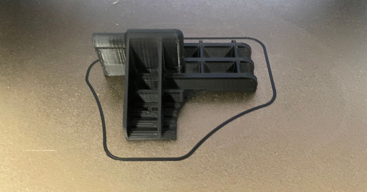 VW Tiguan Luggage Boot Cover Mounting by Marekas Download free STL