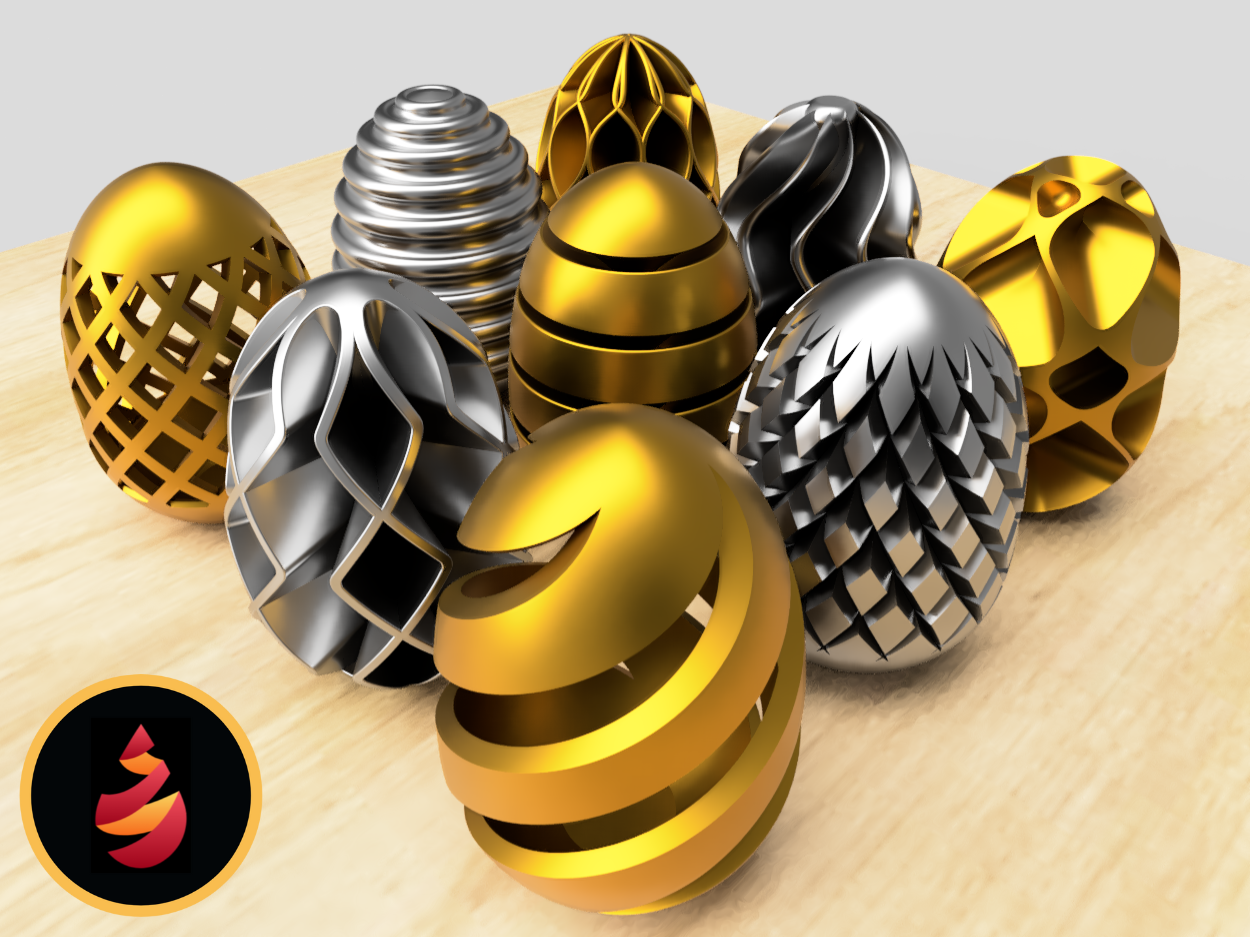 XL Easter Eggs by JamesThePrinter Download free STL model