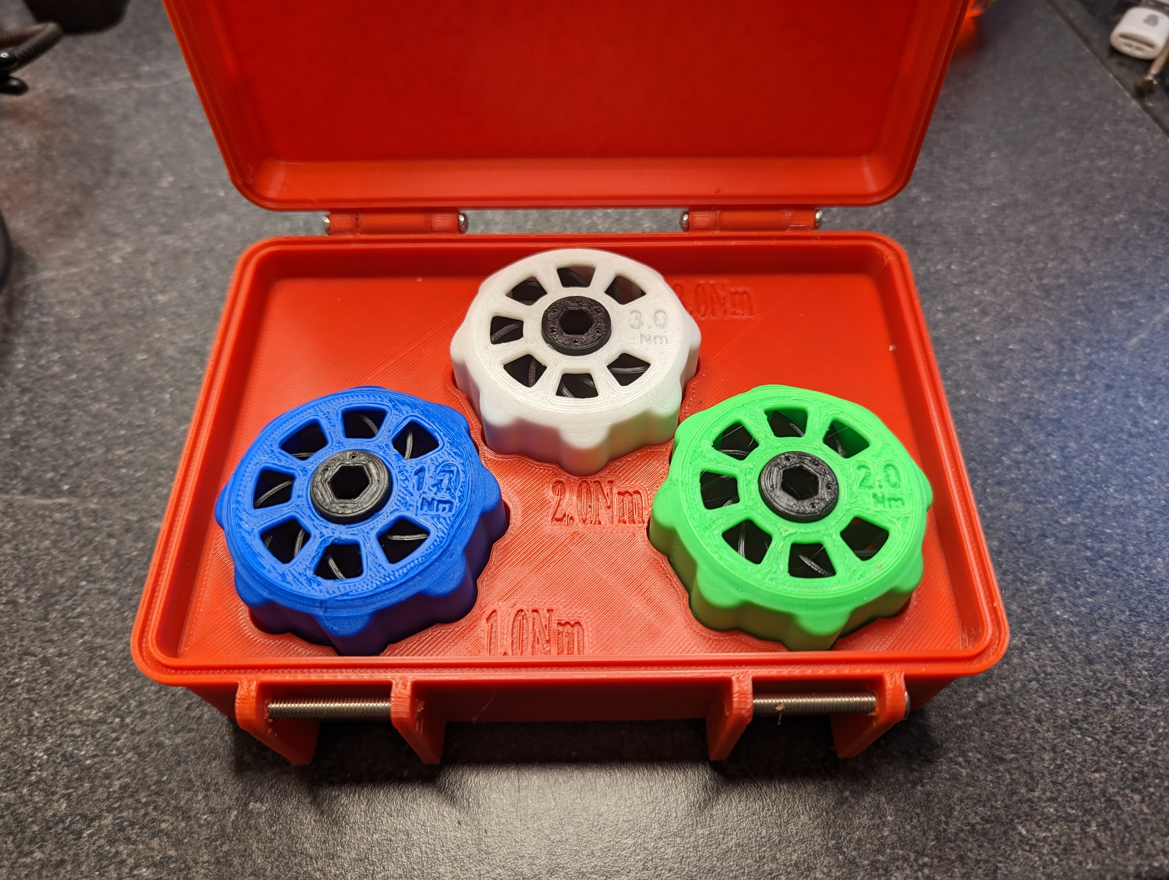 carry case for Torque Wrench Handles from 1.0Nm up to 3.0Nm 3D model thumbnail