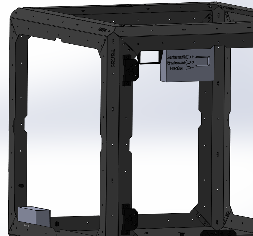 Smart Automatic Chamber Heater for Prusa Enclosure