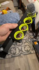 Hinged Microphone Holder