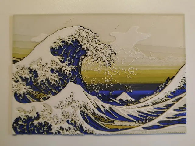 The Great Wave off Kanagawa Hueforge