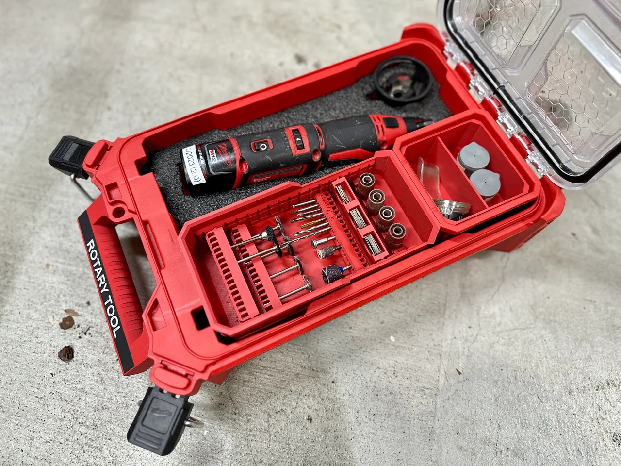 Milwaukee Rotary Tool Packout Organization Kit by maxelman, Download free  STL model