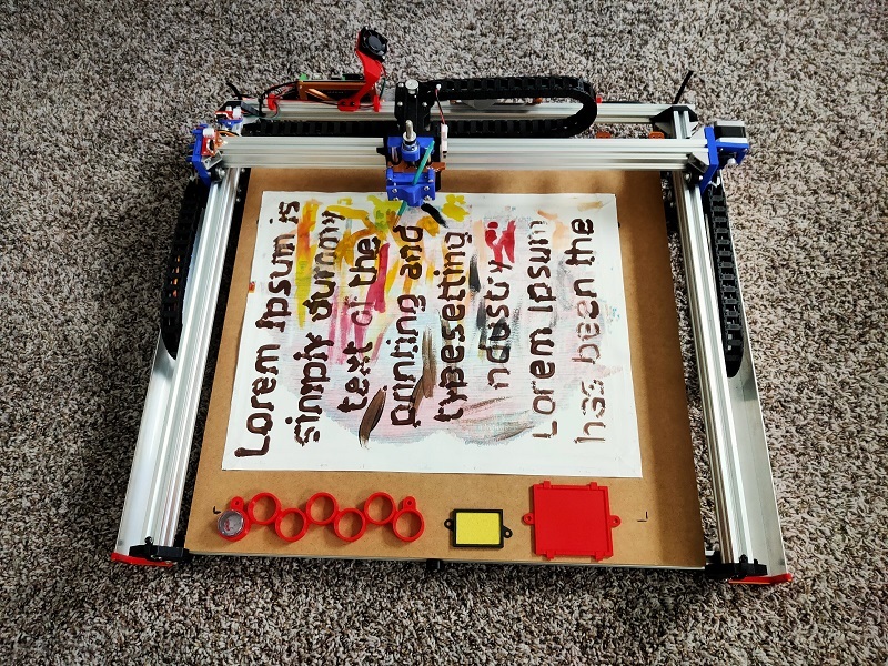 Miniatura 2 do modelo 3D Paintbot mini