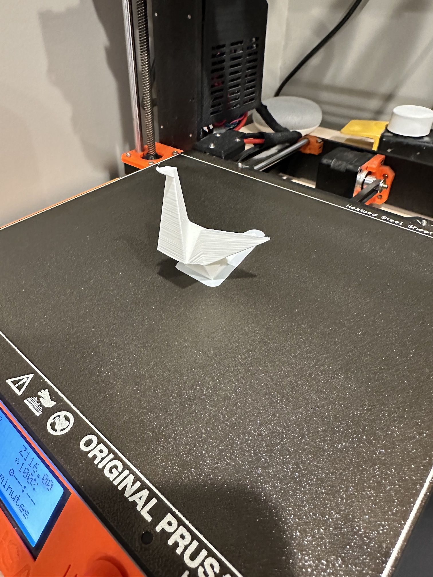 Origami Crane (inspired) Chopstick Rest by plasmata Download free STL model