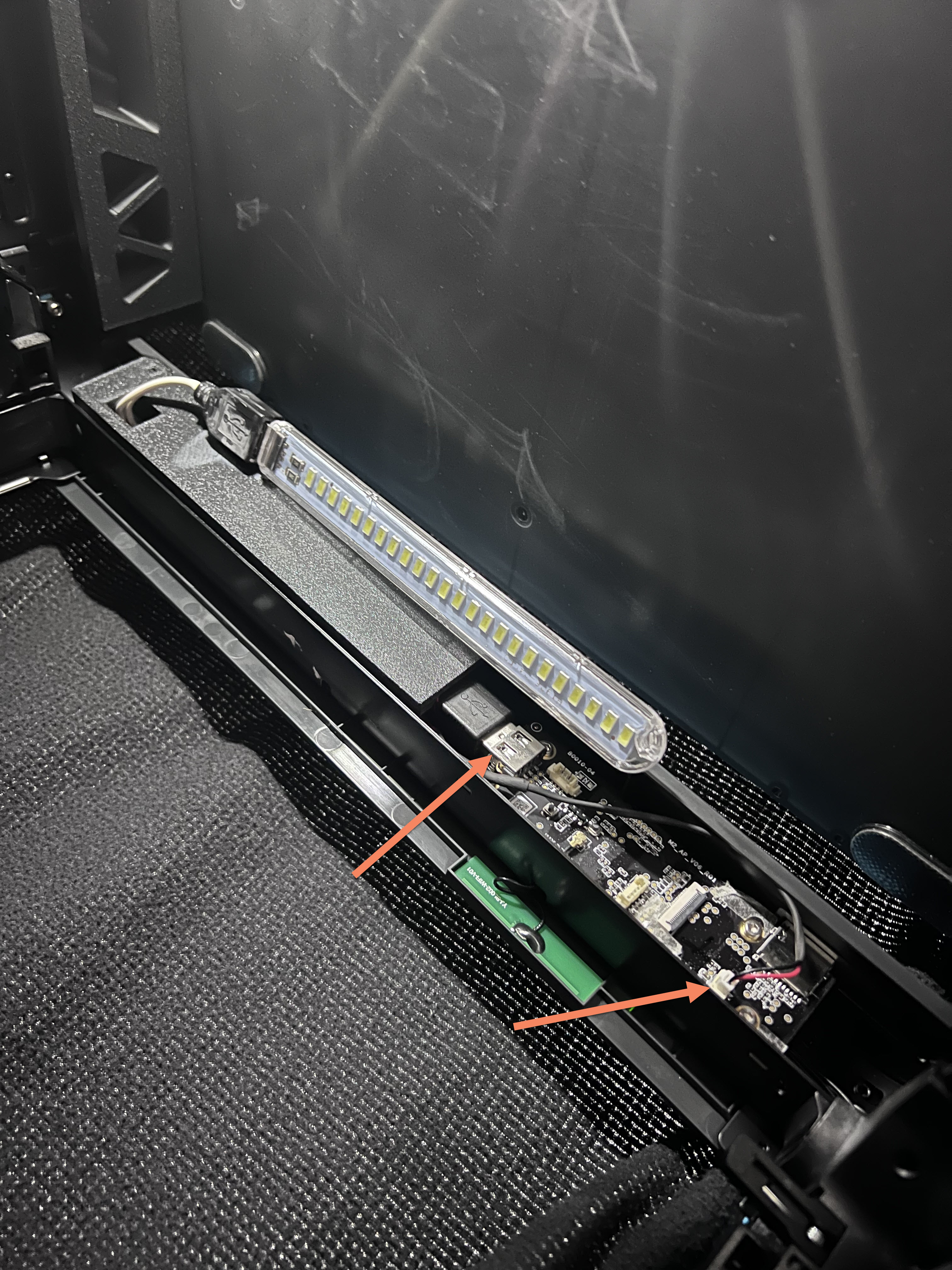 Bambu lab p1p usb relais card mounting plate remix by zwoemti