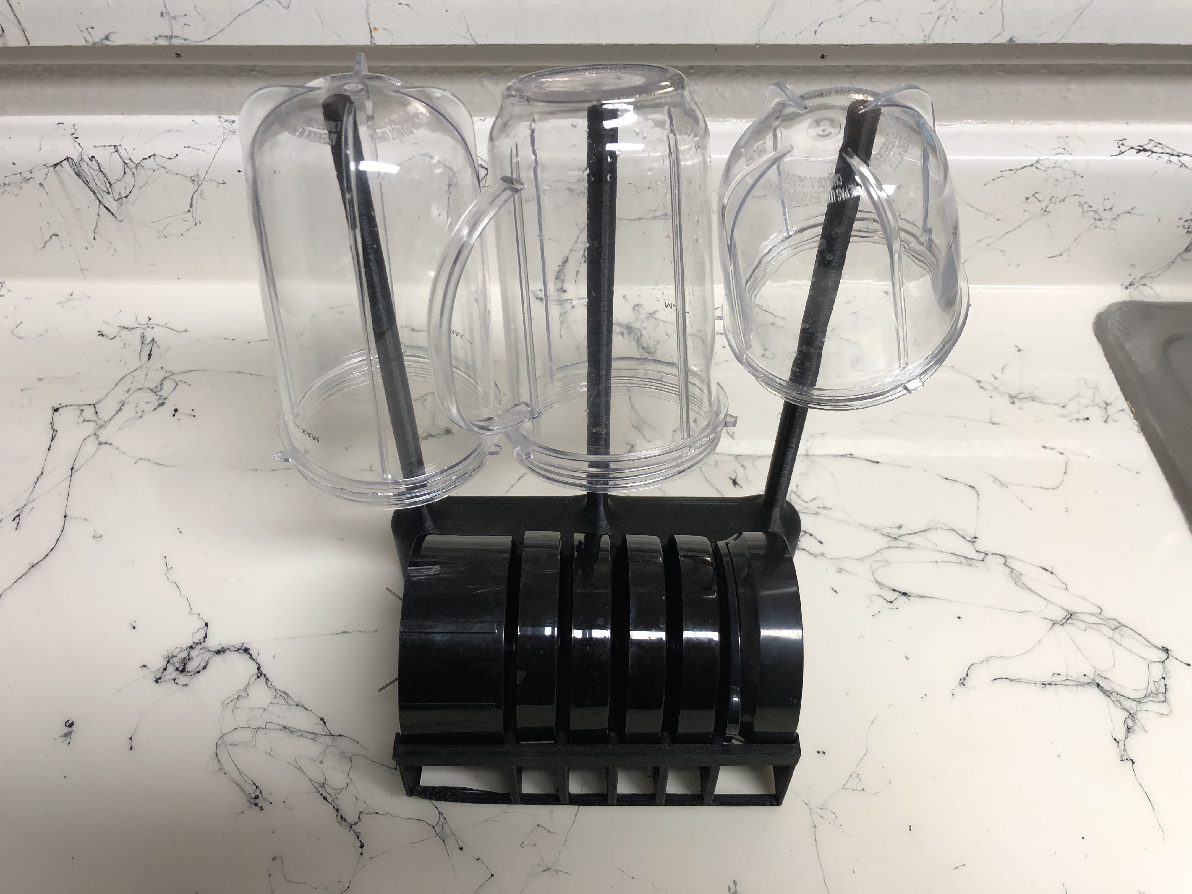 Magic Bullet Organizer and Drying Rack by Kuza | Download free STL ...