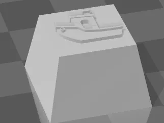 keycap 2d benchy